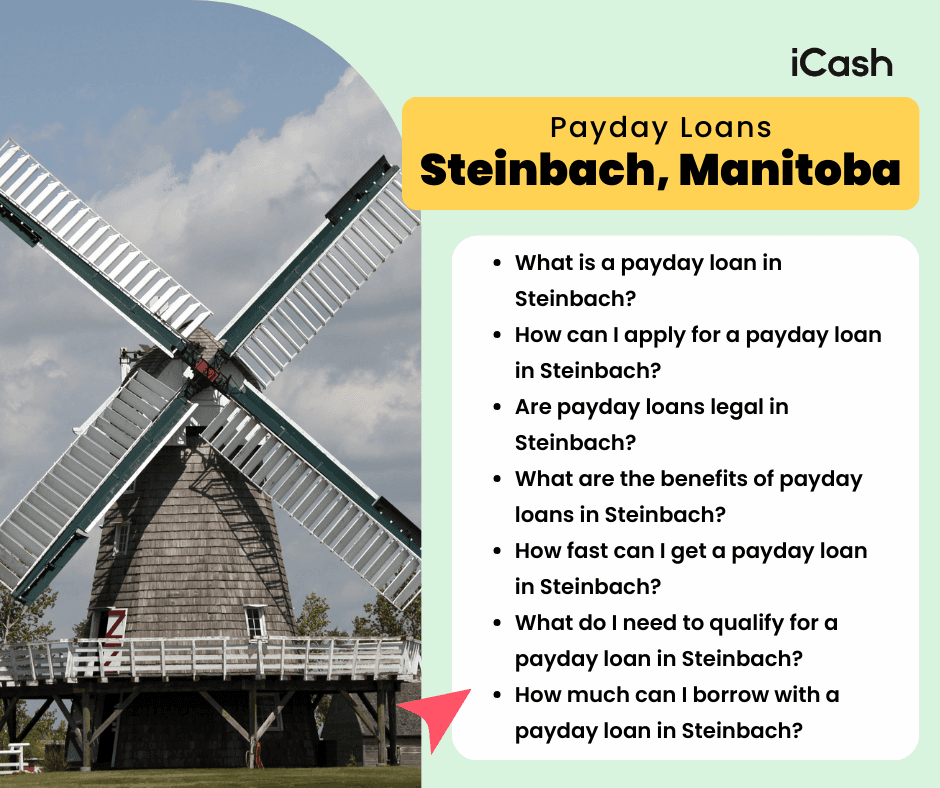 Payday Loans in Steinbach, Manitoba Payday Loans Steinbach
