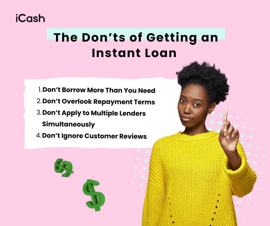 The Don’ts of Getting an Instant Loan The Don’ts of Getting an Instant Loan